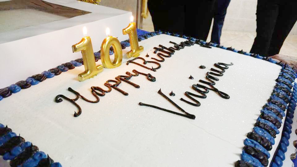 101st Birthday Cake
